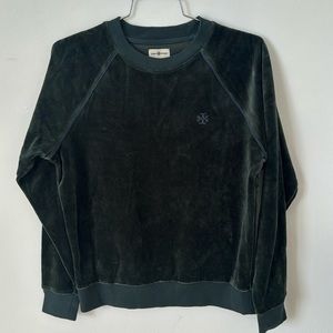 Tory Burch velour pullover size small